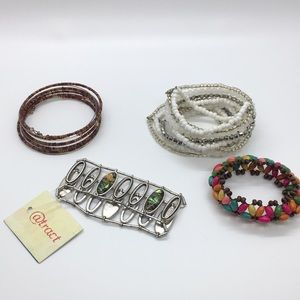 Lot of 4 bracelets